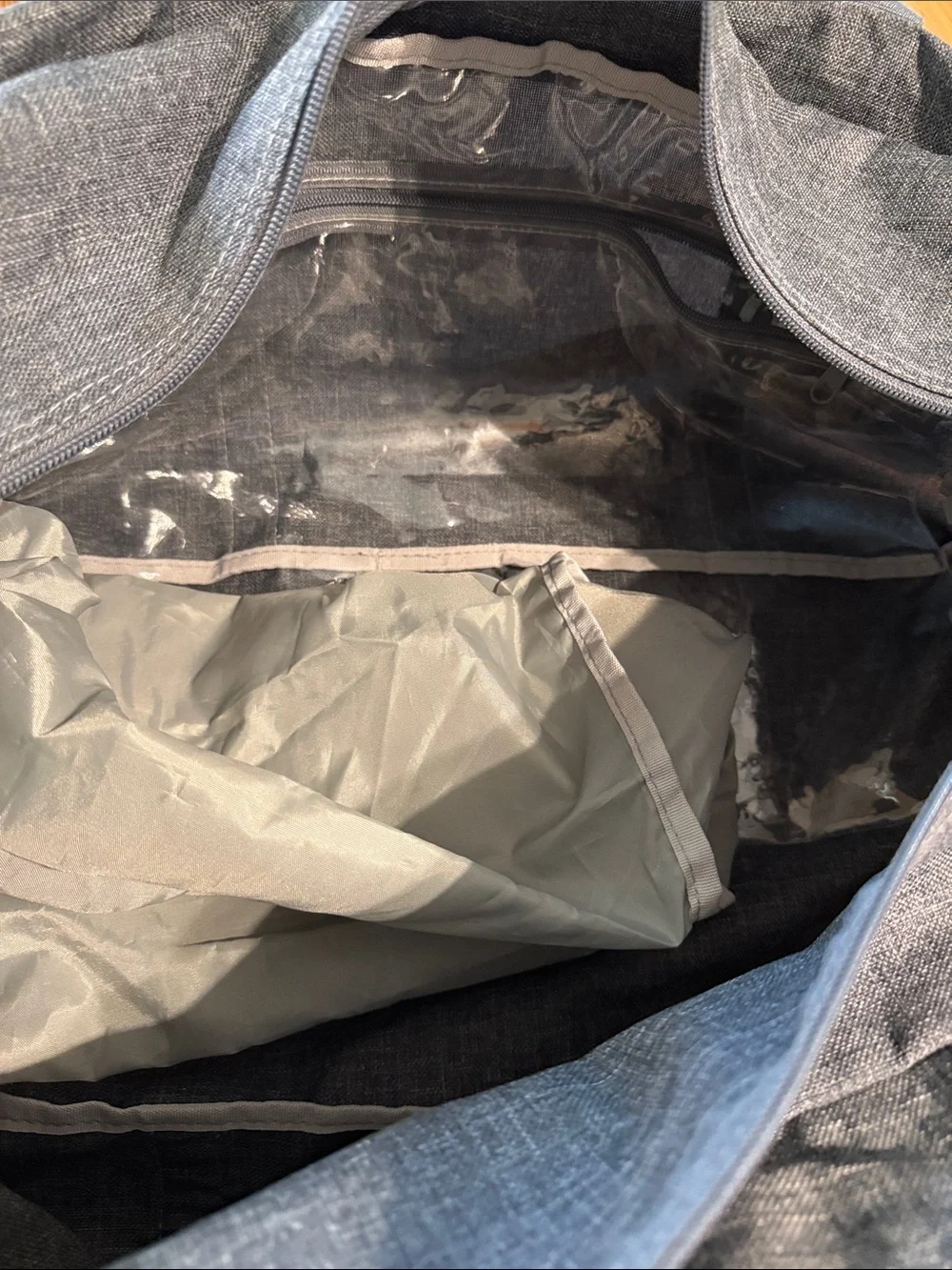 Men's Gray Duffel Bag - Weekend & Gym